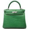 Hermès Kelly Retourne 25 Cactus Matte Crocodile Niloticus PHW