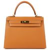 Hermès Kelly Sellier 25 Toffee Epsom GHW