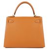 Hermès Kelly Sellier 25 Toffee Epsom GHW