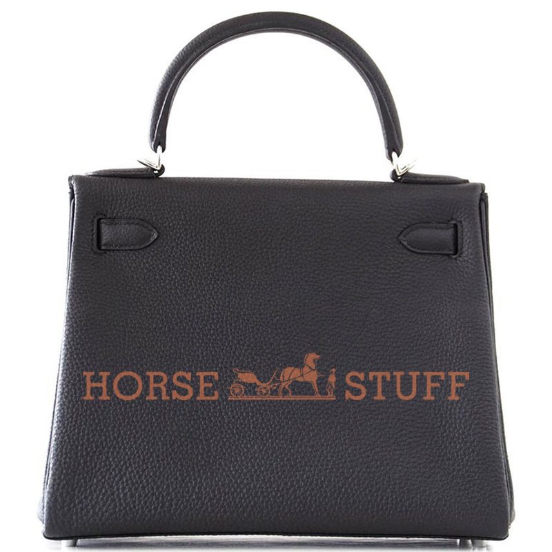 Hermès Kelly Retourne 28 Black Togo PHW