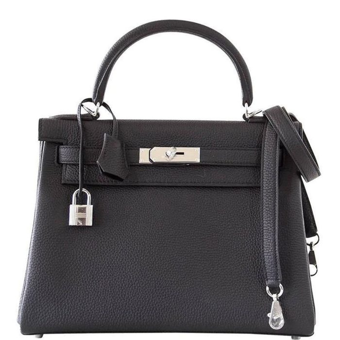 hermes kelly 28 black togo