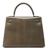 Hermès Kelly Sellier 28 Vert Olive Shiny Niloticus Lizard PHW