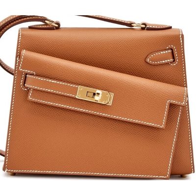 Hermès Limited Edition Kelly en Desordre Sellier 20 Gold Epsom GHW