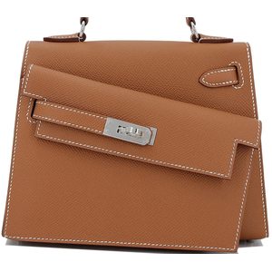 Hermès Limited Edition Kelly en Desordre Sellier 20 Gold Epsom PHW