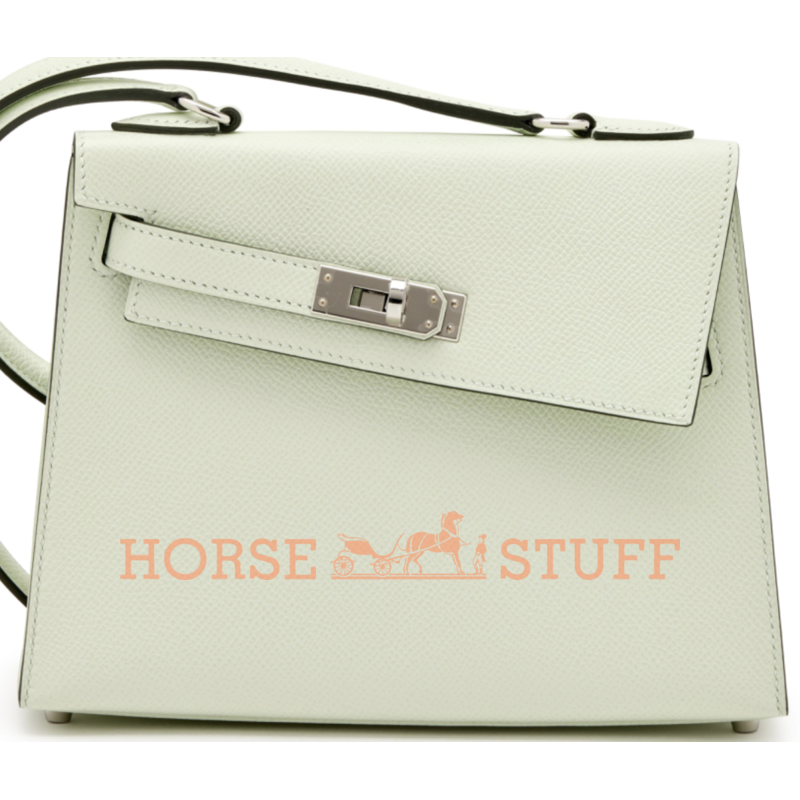 Hermès Limited Edition Kelly en Desordre Sellier 20 Vert Fizz Epsom PHW