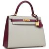 Hermès Kelly Sellier 25 Special Order HSS Gris Perle / Anemone Chèvre BGHW