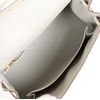 Hermès Kelly Sellier 25 Special Order HSS Gris Perle / Nata Chevre BGHW