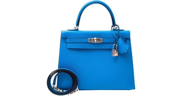 Hermes Kelly 25 Blue Zanzibar PHW RJL1940 – LuxuryPromise