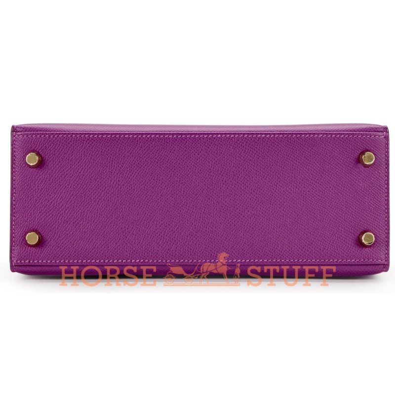 Hermès Kelly Sellier 25 Anemone Epsom GHW