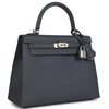 Hermès Kelly Sellier 25 Etain Epsom Electrum HW