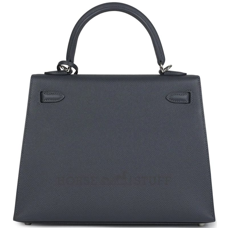 Hermès Kelly Sellier 25 Etain Epsom Electrum HW