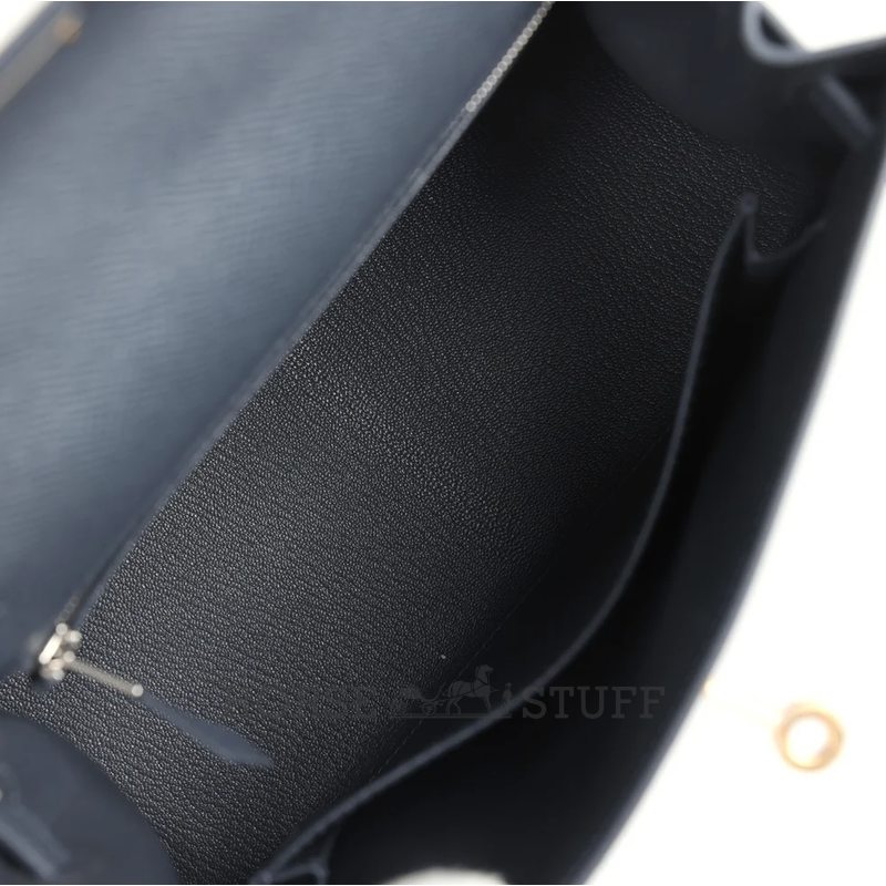 Hermès Kelly Sellier 25 Etain Epsom Electrum HW