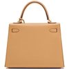 Hermès Kelly Sellier 25 Biscuit Epsom GHW