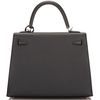 Hermès Kelly Sellier 25 Black Epsom PHW