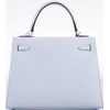 Hermès Kelly Sellier 25 Blue Brume Epsom PHW