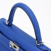 Hermès Kelly Sellier 25 Blue France Epsom PHW