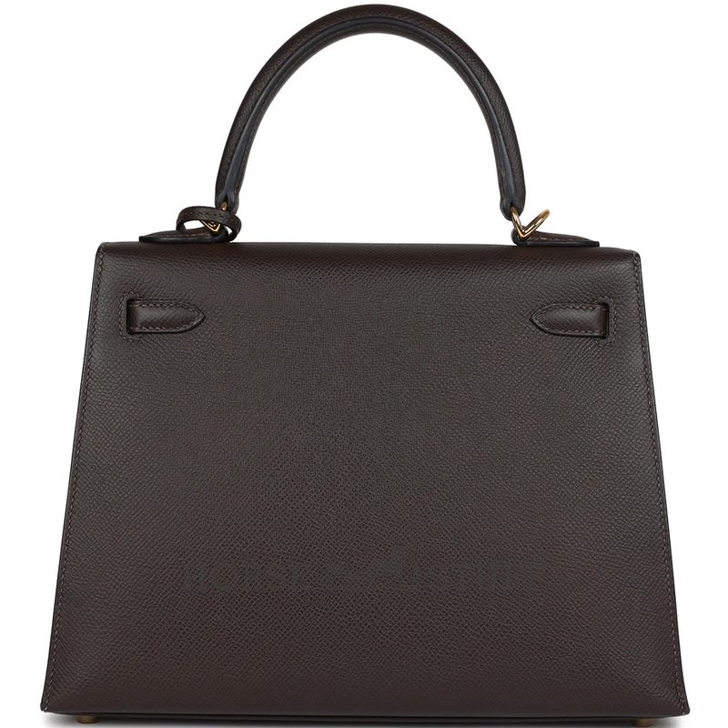 Hermès Kelly Sellier 25 Ebene Epsom GHW