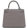 Hermès Kelly Sellier 25 Etain Epsom PHW