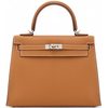 Hermes Kelly Sellier 25 Gold Epsom Electrum HW