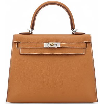 Hermes Kelly Sellier 25 Gold Epsom Electrum HW