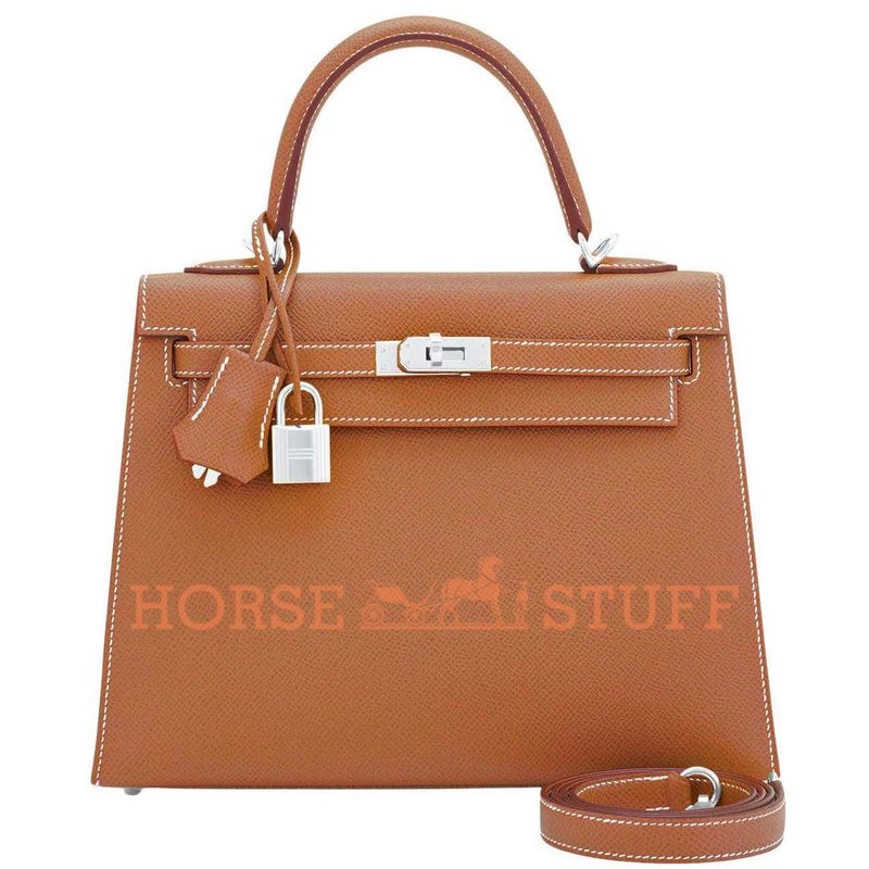 Hermès Kelly Sellier 25 Gold Epsom PHW