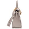 Hermès Kelly Sellier 25 Gris Asphalt Epsom GHW