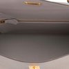 Hermès Kelly Sellier 25 Gris Asphalt Epsom GHW