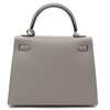 Hermès Kelly Sellier 25 Gris Mouette Epsom PHW