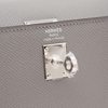 Hermès Kelly Sellier 25 Gris Mouette Epsom PHW