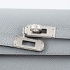 Hermes Kelly Sellier 25 Gris Pantin Epsom PHW