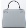 Hermes Kelly Sellier 25 Gris Pantin Epsom PHW