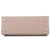 Hermès Kelly Sellier 25 Special Order HSS Gris Asphalt / Craie Epsom BGHW