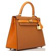 Hermès Kelly Sellier 25 Special Order HSS Gold / Apricot Epsom GHW