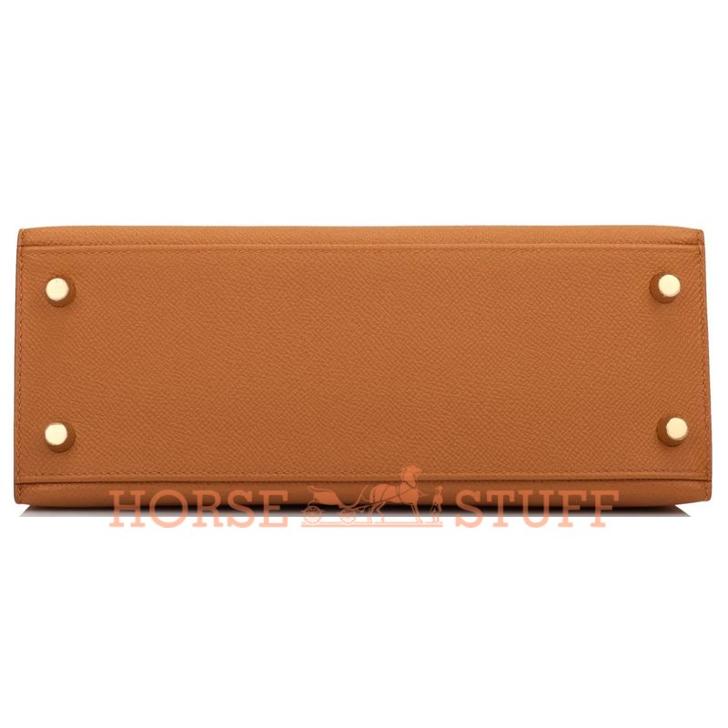 Hermès Kelly Sellier 25 Special Order HSS Gold / Apricot Epsom GHW