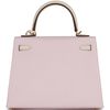 Hermès Kelly Sellier 25 Special Order HSS Mauve Pale / Craie Epsom GHW