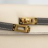 Hermes Kelly Sellier 25 Special Order HSS Nata / Gris Meyer Epsom GHW