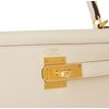 Hermès Kelly Sellier 25 Special Order HSS Verso Nata / Gold Epsom BGHW