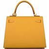 Hermès Kelly Sellier 25 Jaune Ambre Epsom GHW