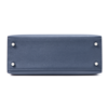 Hermès Kelly Sellier 25 Limited Edition Tricolor Blue Sapphire / Black / Blue Roi Epsom PHW
