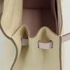 Hermès Kelly Sellier 25 Limited Edition Tricolor Craie / Mauve Pale / Gold Epsom PHW