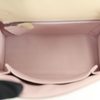 Hermès Kelly Sellier 25 Limited Edition Tricolor Craie / Mauve Pale / Gold Epsom PHW