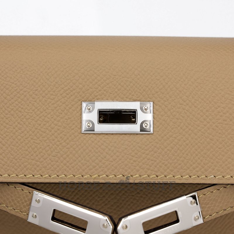 Hermes Kelly Sellier 25 Poussiere Epsom PHW