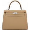 Hermes Kelly Sellier 25 Poussiere Epsom PHW