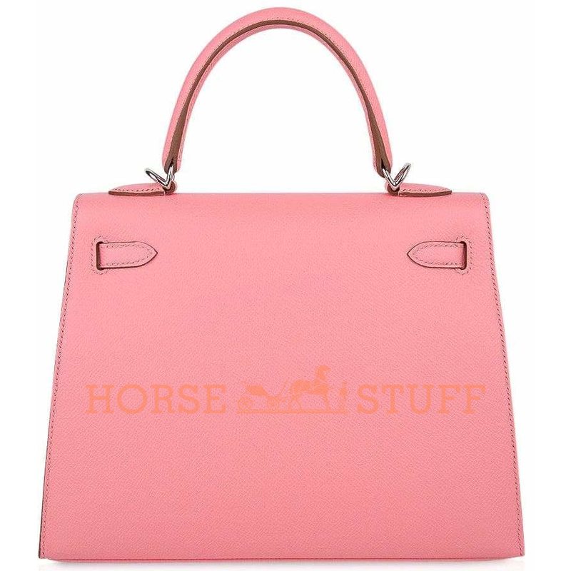 Hermès Kelly Sellier 25 Rose Confetti Epsom PHW