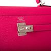 Hermès Kelly Sellier 25 Rose Mexico Epsom PHW