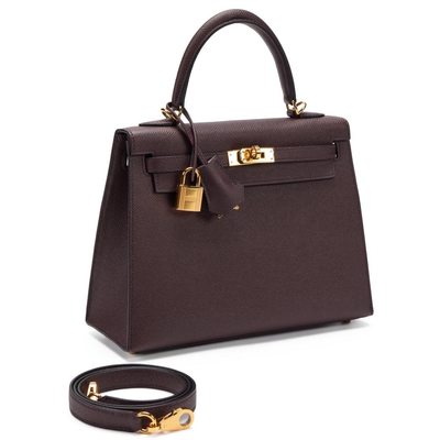 Hermès Kelly Sellier 25 Rouge Sellier Epsom GHW