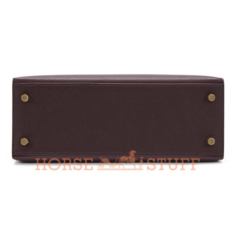 Hermès Kelly Sellier 25 Rouge Sellier Epsom GHW