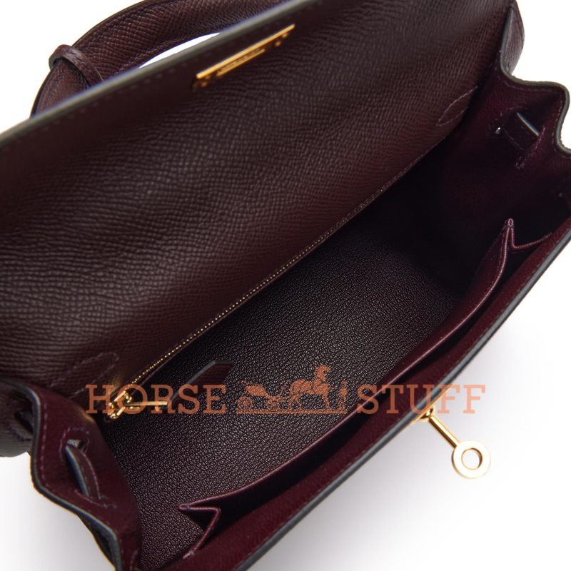 Hermès Kelly Sellier 25 Rouge Sellier Epsom GHW