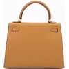 Hermès Kelly Sellier 25 Sesame Epsom GHW