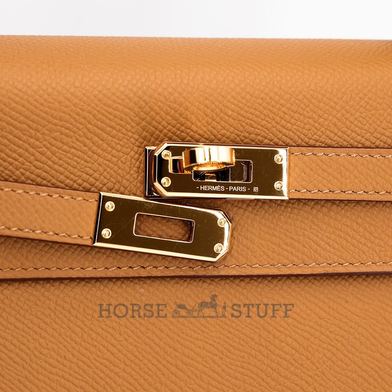 Hermès Kelly Sellier 25 Sesame Epsom GHW